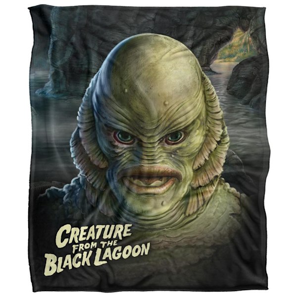Universal Monsters Huvud Creature From The Black Lagoon Filt Multicoloured One Size