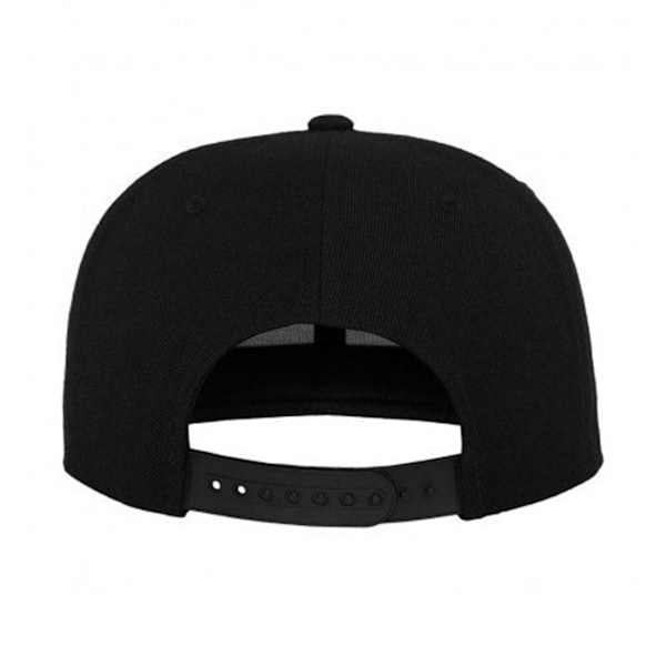 Yupoong Flexfit Unisex Läder Snapback Cap One Size Svart/Strut Black/Ostrich One Size