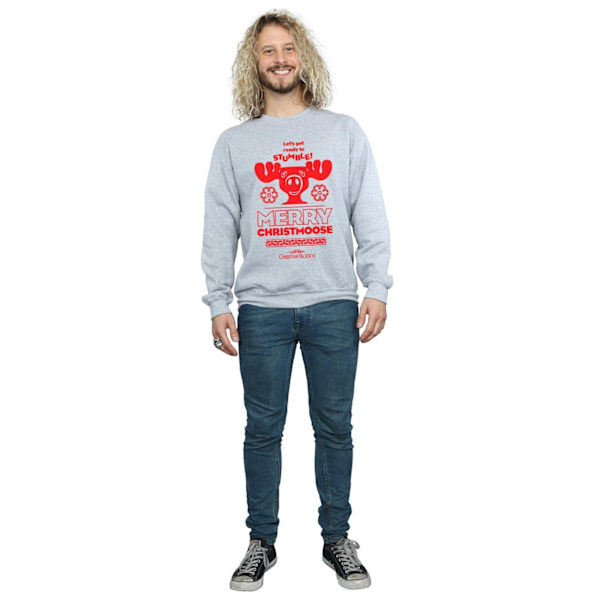 National Lampoon's Christmas Vacation Herr Merry Christmoose Sweatshirt Sports Grey M