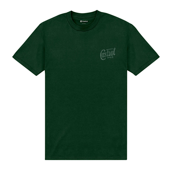 Castrol Unisex Vuxen Motorolja T-shirt S Mörkgrön Dark Green S