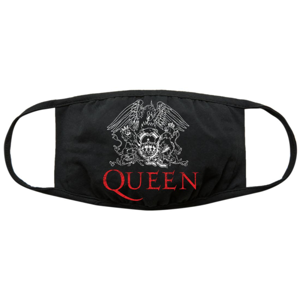 Queen Logo Face Mask One Size Svart/Röd/Vit Black/Red/White One Size