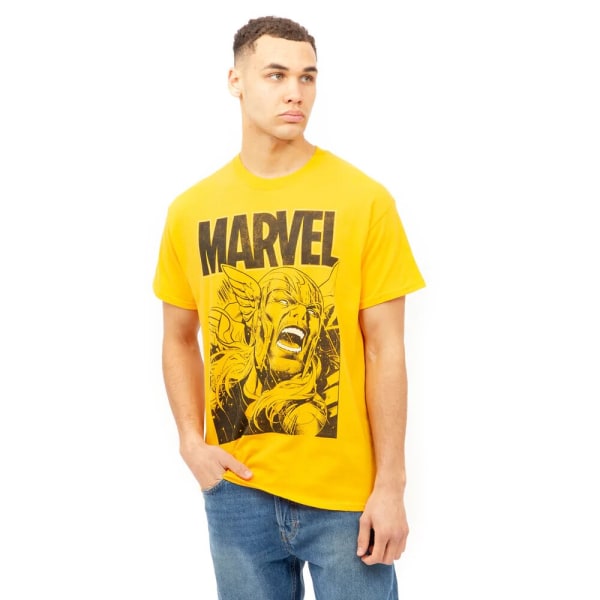 Thor Mens T-Shirt S Guld/Svart Gold/Black S