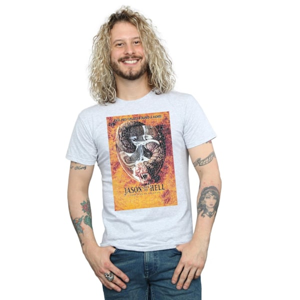 Fredagen den 13:e herr Jason går till helvetet T-shirt M Sports Grey Sports Grey M