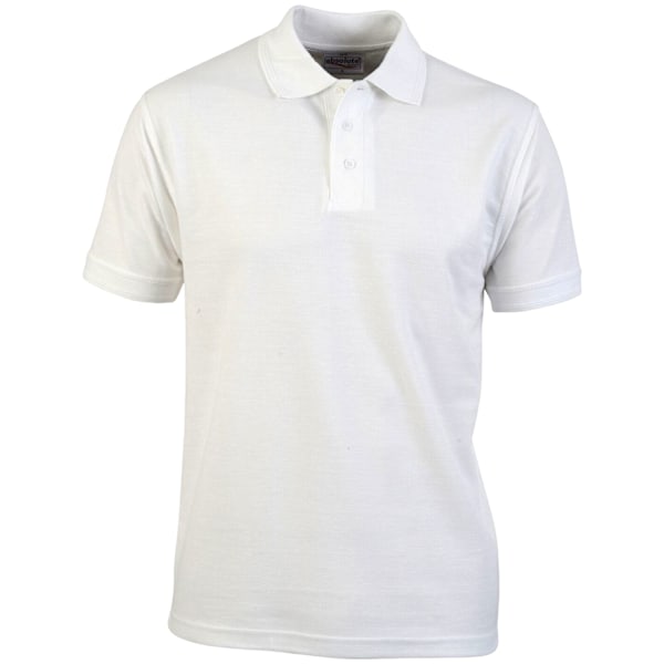 Absolute Apparel Precision Pikétröja för Män 4XL Vit White 4XL