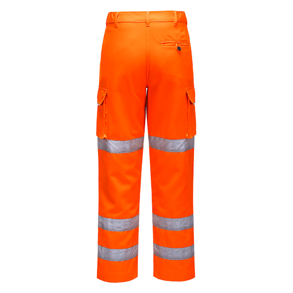 Portwest Hi-Vis Säkerhetsarbetsbyxor för Herrar S R Orange Orange S R