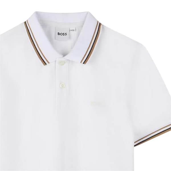 Boss Pikétröja för män 5 år vit White 5 Years