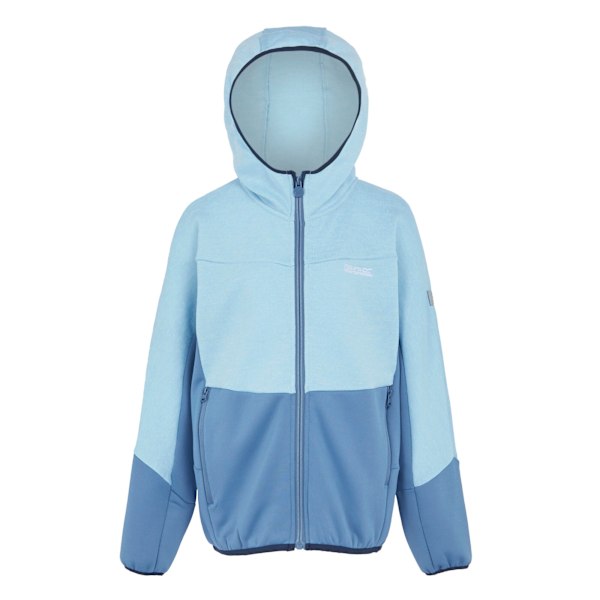 Regatta Barn/Kids Dissolver IX Marl Full Zip Fleece Jacka Clear Sky/Coronet Blue 7-8 Years