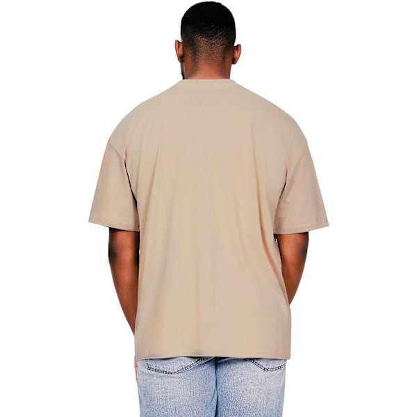 Casual Classics Mens Ringspun Cotton Extended Neckline Oversize Sand 5XL