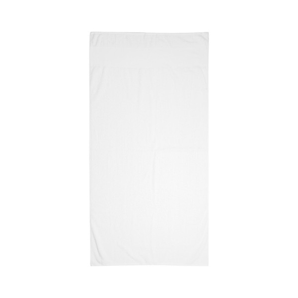 Towel City Tryckbar Kant Badhandduk En Storlek Vit White One Size