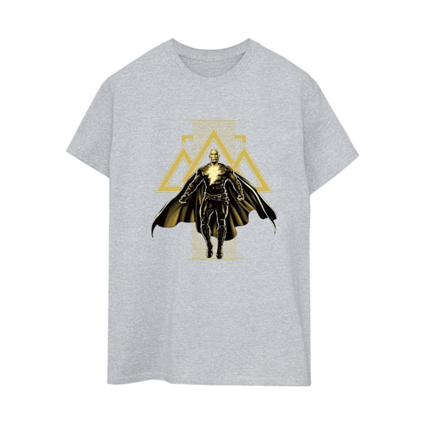 DC Comics Dam/Kvinnor Black Adam Rising Gyllene Symboler Bomull Sports Grey L