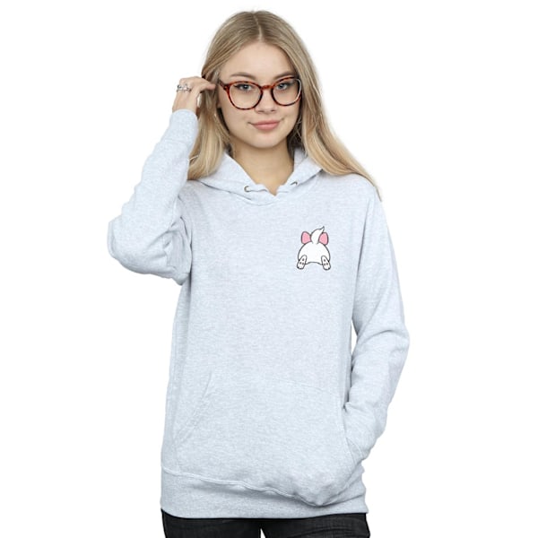 Disney Dam/Kvinnor Aristocats Marie Baksida Bröst Tryck Hoo Sports Grey M