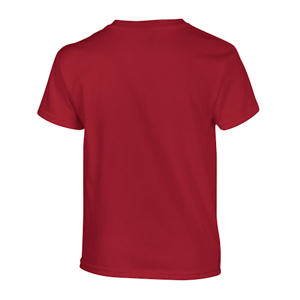 Gildan T-shirt i Tjock Bomull för Barn/Ungdomar Storlek S Kardinalröd Cardinal Red S