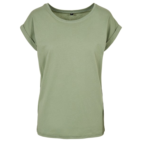 Bygg ditt varumärke Dam/Dam Extended Shoulder T-Shirt XS Mjuk Soft Salvia XS