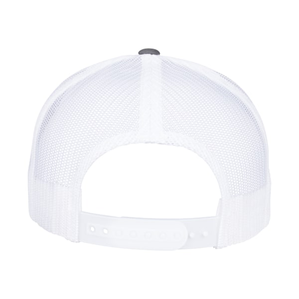 Flexfit Unisex Adult Two Tone 5 Panel Trucker Cap One Size Char Charcoal/White One Size