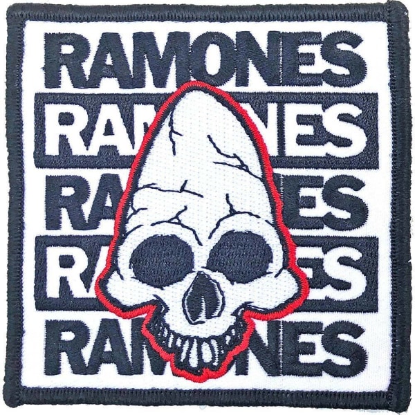 Ramones Pinhead Standard Iron On Patch One Size Vit/Svart/Röd White/Black/Red One Size