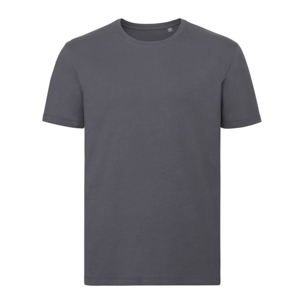 Russell Mens Authentic Pure Organic T-Shirt S Convoy Grå Convoy Grey S