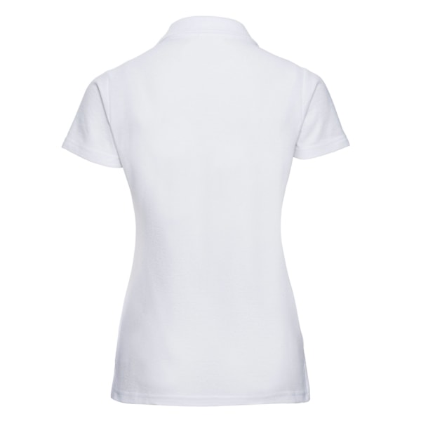 Russell Dam/Dam Pique Poloskjorta 18 UK Vit White 18 UK