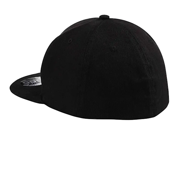 Beechfield Herr Flat Peak Rapper Cap (2-pack) One Size Svart Black One Size