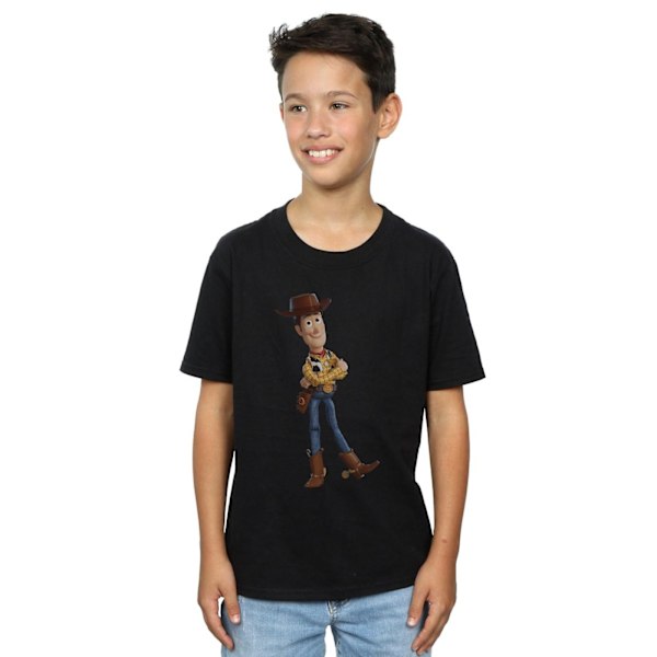 Disney Boys Toy Story 4 Sherrif Woody T-shirt 12-13 år Svart Black 12-13 Years