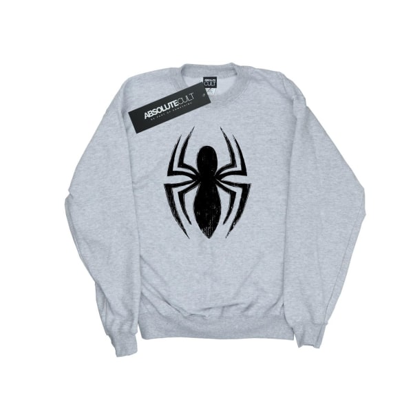 Marvel Boys Spider-Man Ultimate Spider Logo Sweatshirt 5-6 år Sports Grey 5-6 Years
