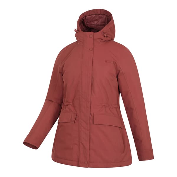 Mountain Warehouse Dam/Dam Maple Vattentät Vadderad Jacka Rust 8 UK