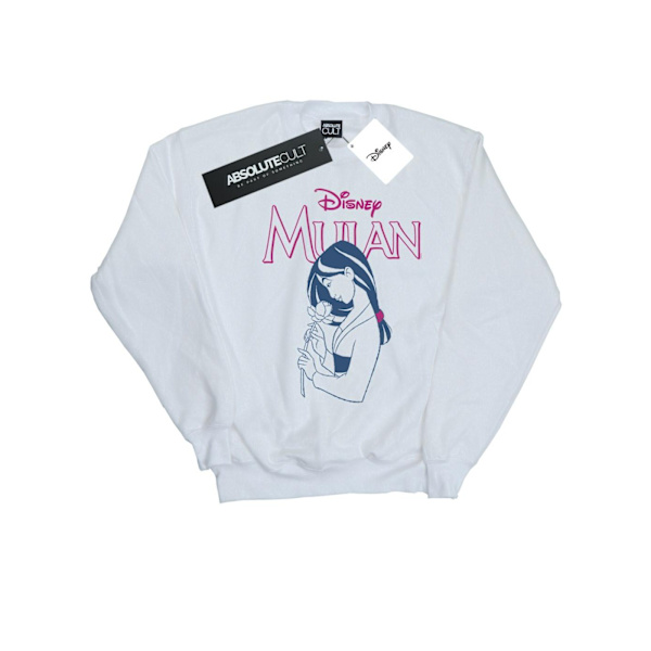 Disney Herr Mulan Magnolia Line Sweatshirt 3XL Vit White 3XL