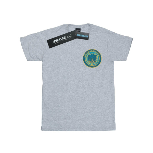 Riverdale Mens High School Crest Print T-shirt S Sports Sports Grey S