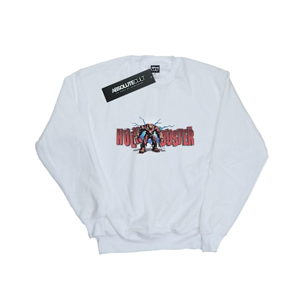 Marvel Mens Avengers Infinity War Hulkbuster 2.0 Sweatshirt S W White S