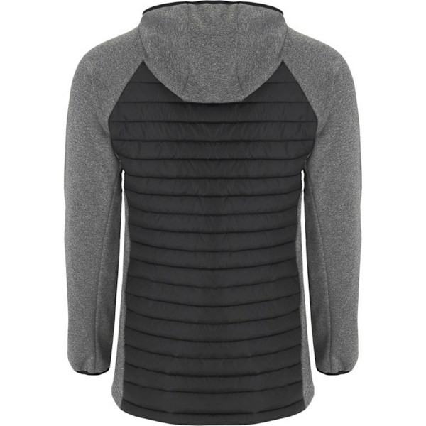 Roly Unisex Vuxen Minsk Isolerad Vadderad Jacka XXL Solid Svart Solid Black/Black Heather XXL