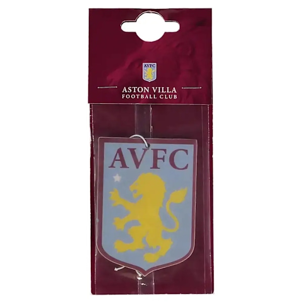 Aston Villa FC Crest Luftfräschare One Size Claret Red/Yellow/B Claret Red/Yellow/Blue One Size