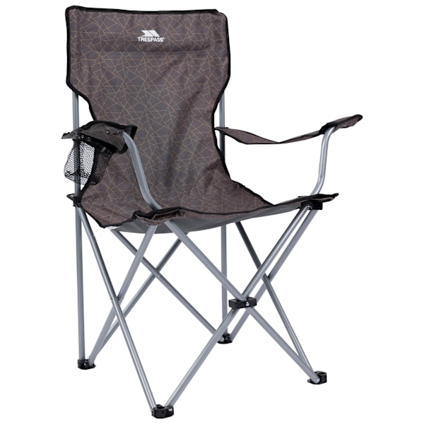Trespass Branson Campingstol En Storlek Stormgrå Storm Grey One Size