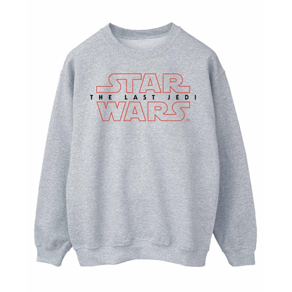 Star Wars: The Last Jedi Herr Sweatshirt med logotyp 3XL Sports Grey Sports Grey 3XL
