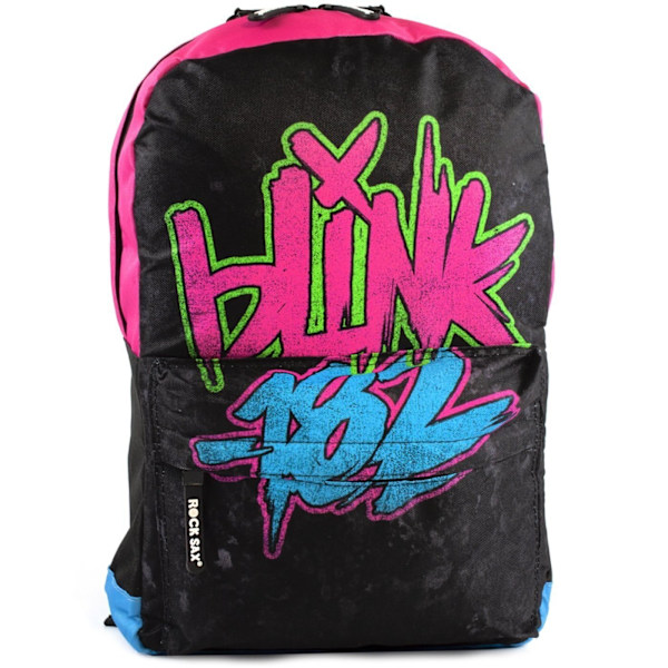 Rock Sax Blink 182 Ryggsäck One Size Svart/Rosa/Blå Black/Pink/Blue One Size