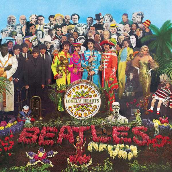 The Beatles Sgt Pepper Print 40cm x 40cm Flerfärgad Multicoloured 40cm x 40cm