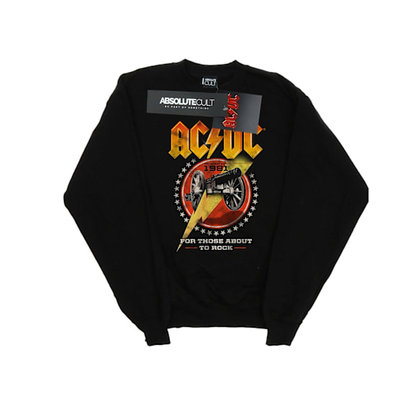 AC/DC Boys For Those About To Rock 1981 Sweatshirt 9-11 År B Black 9-11 Years