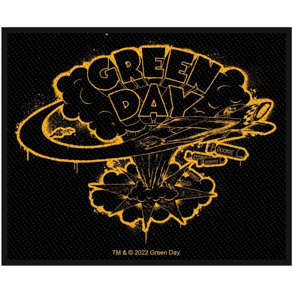 Green Day Dookie Album Patch One Size Svart/Orange Black/Orange One Size