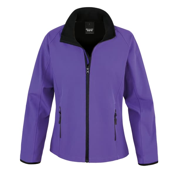 Result Dam/Dam Core Tryckbar Softshelljacka 2XL Vit/ White/ Black 2XL