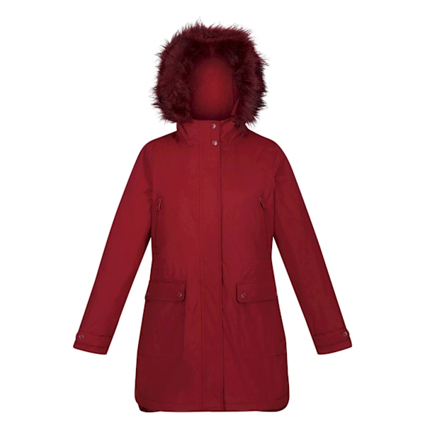 Regatta Dam/Kvinnor Sabinka Faux Fur Trim Parka 12 UK Caberne Cabernet 12 UK