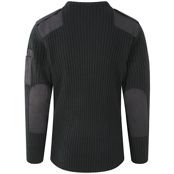 PRO RTX Mens Pro Acrylic Security V Neck Sweater 3XL Svart Black 3XL