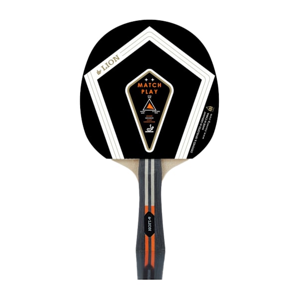 Lion Match Play Bordtennisracket En Storlek Svart/Kräm/Vit Black/Cream/White One Size