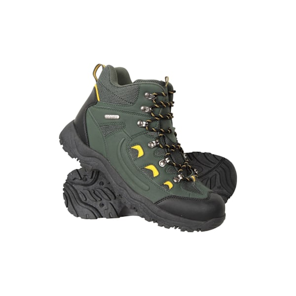 Mountain Warehouse Herr Adventurer Vattentäta Vandringskängor 11.5 Green 11.5 UK