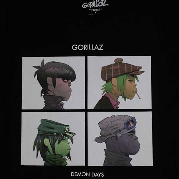 Gorillaz Womens/Ladies Demon Days T-Shirt M Svart Black M