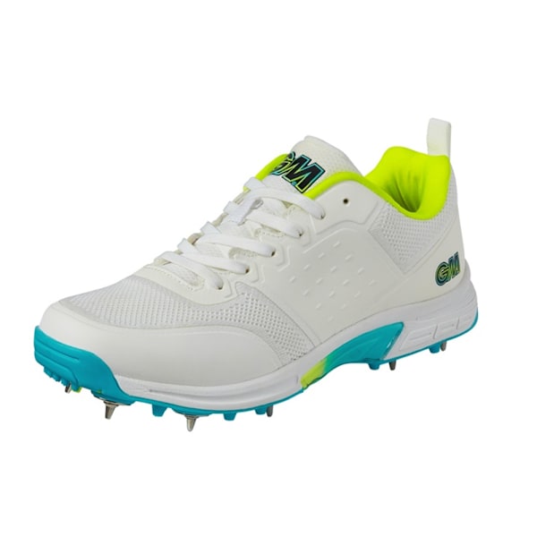 Gunn And Moore Aion Spiked Cricket Shoes för män 9 UK Vit/Blå/Grön White/Blue/Green 9 UK