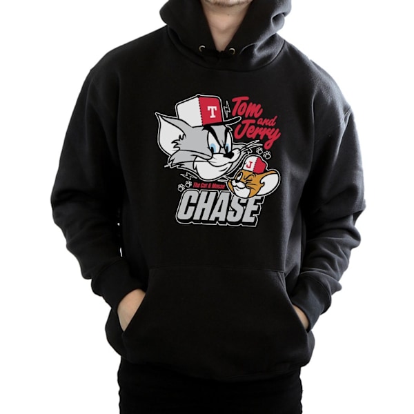 Tom And Jerry Herr Katt & Musjakt Hoodie XL Svart Black XL