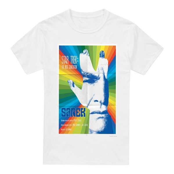 Star Trek Herr The Next Generation Säsong 3 Avsnitt 23 T-Shirt White S