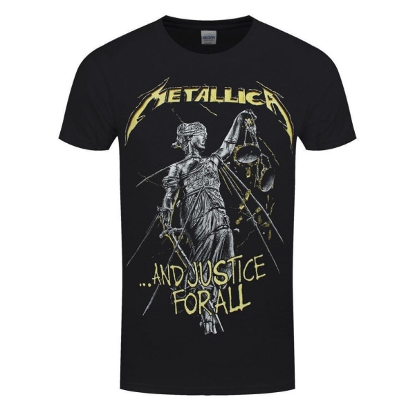 Metallica unisex Vuxen och rättvisa för alla spår T-shirt XL Bl Black XL