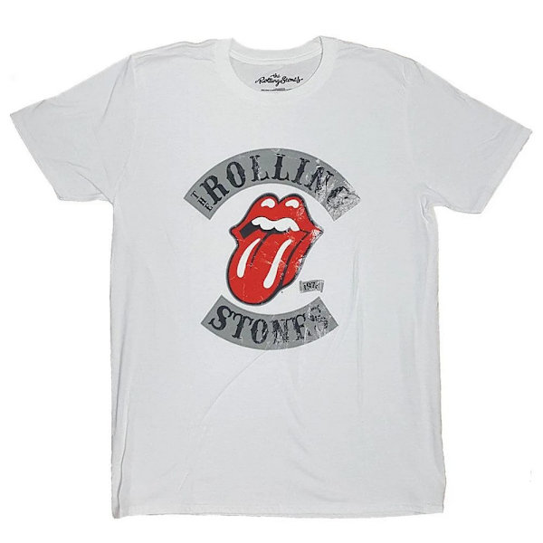 The Rolling Stones Dam/Dam Tour 1978 T-shirt L Vit White L