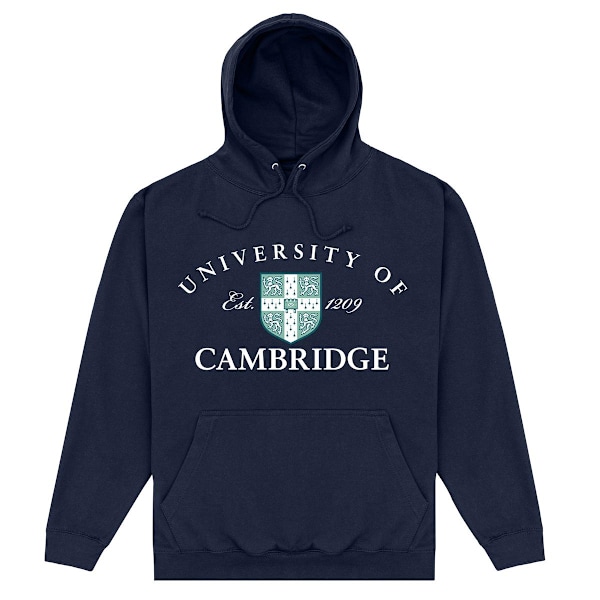 University Of Cambridge Unisex Vuxen Est 1209 Hoodie S Marinblå Navy Blue S