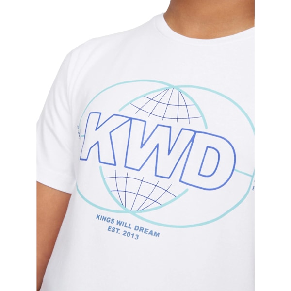 Kings Will Dream Boys Orbital T-shirt 7-8 år Optic White Optic White 7-8 Years