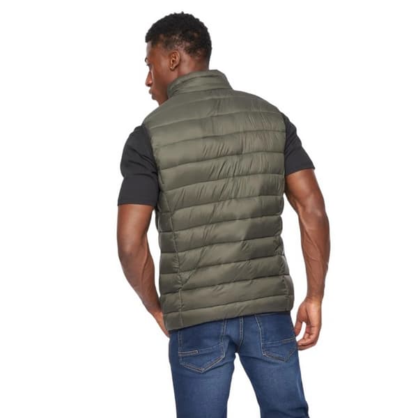 Crosshatch Gattering Väst Herr M Oliv Olive M